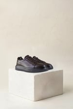 Karaden 1943 Erkek Hakiki Deri Kahverengi Sneaker & Spor