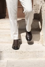 Karaden 1943 Erkek Hakiki Deri Kahverengi Casual Ayakkabı