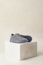 Karaden 1943 Erkek Hakiki Nubuk Deri Gri Sneaker & Spor Ayakkabı