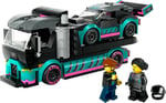 ADO-LSC60406 RACE CAR W CAR CARRIER TRUCK 4