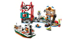 ADO-LSC60422 SEASIDE HARBOR W CARGO SHIP 3