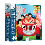 CAO-6103 HAYVANLAR PUZZLE 150 PARCA 24