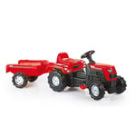 DOLU-8146 RANCHERO ROMORKLU TRAKTOR KIRMIZI 1