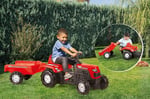 DOLU-8146 RANCHERO ROMORKLU TRAKTOR KIRMIZI 1