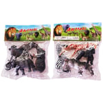 KZL-050-15 VAHSI HAYVANLAR PVC DE 4 PARCA 72
