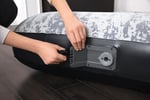 KZL-BW67834 EV YATAK FLOK BEYAZ+POMPALI 188X99CM 3