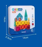 KZL-CH1472KZL-CH1472 MAGNETIC BLOCK 3.75 CM TENEKE KUTU 24 PCS 60