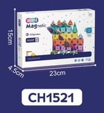 KZL-CH1521KZL-CH1521 MAGNETIC BLOCK ARABALI 3.75CM 64PCS 24