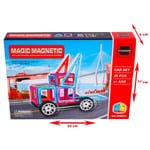 KZL-JH8882 MANYETIK LEGO 25 PARCA ARABA TEKERLI   72