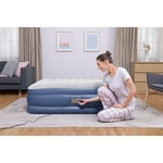KZLD-BW67630 EV YATAK GRI 203X152CM+POMPALI 2
