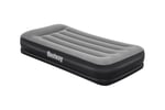 KZLD-BW67723 EV YATAK FLOK GRI 191X97CM+POMPALI 2