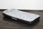 KZLD-BW67834 EV YATAK FLOK BEYAZ+POMPALI 188X99CM 3