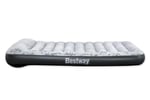 KZLD-BW67834 EV YATAK FLOK BEYAZ+POMPALI 188X99CM 3