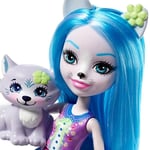 MATE-FRH40 ENCHANTIMALS  WINSLEY WOLF DOLL TROOPER FIGURE 8