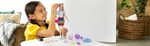 MATE-GRN81 BARBIE LEOPAR DESENLI SACLAR BEBEGI 6