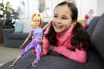 MATE-GXF04 BARBIE SONSUZ HAREKET BEBEGI SARISIN 4