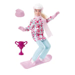 MATE-HCN32 BARBIE SNOWBOARD SPORCUSU BEBEK 6