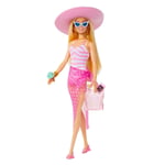 MATE-HPL73 BARBIE  PLAJ GUNU OYUN SETI BARBIE  4