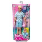 MATE-HPL74 BARBIE  PLAJ GUNU OYUN SETI KEN  4