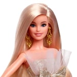 MATE-JBH95 BARBIE 2025 MUTLU YILLAR BEBEGI SARISIN 3
