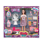 OYD-02452 CINDY DOLL LAVABO VE TEMIZLIK SETLI BEBEK 12