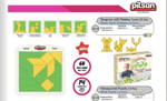 PLS-02-015 DESEN KARTLI TANGRAM 8