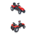 PLS-07-321-K MEGA TRAKTOR PEDALLI KIRMIZI 1