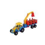 POL-35295 USTA ROMORKLU KERESTE TASIYICI TRAKTOR  6