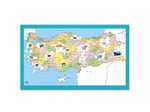 UTKU-LCSH001 SIYASI TURKIYE HARITA FRAME 100