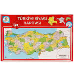 UTKU-LCSH002 SIYASI HARITA KUTU PUZZLE 24