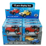 VAR-DOF-1821B-1 KUTULU 1:32 DIE CAST JEEP 72