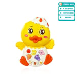 VAR-JLG-855-144A ISIKLI VE MUZIKLI ORDEK BEBEK PIYANOSU 96