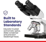AmScope 40X-2500X LED Dijital Binoküler Bileşik Mikroskop 5MP Kamera