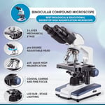 AmScope B120C Siedentopf Binoküler Bileşik Mikroskop 40X-2500X