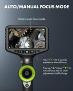 Anykit 360 Derece Eklemli Motorlu Boroskop 6.6mm - 1.5m Kablo