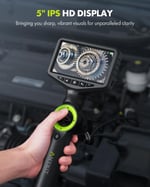 Anykit 360 Derece Eklemli Motorlu Boroskop 6.6mm - 1.5m Kablo