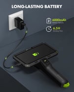 Anykit Çift Lensli Boroskop, 6 Inc IPS Ekran, Gözlem Kamerası - 5m Kablo