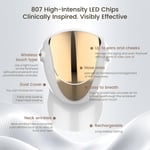 Aphrona - Halo Led Işık Terapisi - Yüz ve Boyun için Cilt Bakım Maskesi