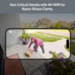 Arlo Ultra 3 Güvenlik Kamerası 4K HDR - Beyaz (Sadece Kamera Hub Yok)