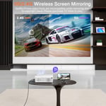 Auking Projektör - WiFi ve Bluetooth - 5G 1080P - 4K Destekli, 6D/4P