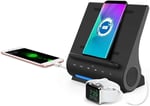 Azpen Hızlı Şarjlı Kablosuz Şarj Cihazı, Bluetooth Premium Hoparlörler