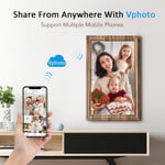 Canupdog Dijital Fotoğraf Çerçevesi 16 Inc Büyük - 32GB Depolama