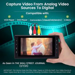 ClearClick Video Dijital Dönüştürücü 3.0 - VCR, VHS, AV, RCA, Hi8, DVD, Pikap, Kaset