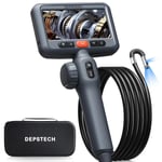 DEPSTECH Çift Lensli, Eklemli Endüstriyel Endoskop, 5 Inc Ekran - 1.5m Kablo
