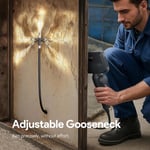 DEPSTECH Çift Lensli, Eklemli Endüstriyel Endoskop, 5 Inc Ekran - 1.5m Kablo