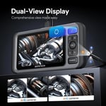DEPSTECH Üç Lensli Boroskop 5 Inc IPS Ekran 1080P HD, 32G Kart - 5m