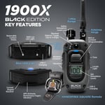 Dogtra 1900X Black - 1 Mil Uzaktan Eğitim E-Collar 20+ Kg Köpekler