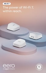 eero 7 Çift Bantlı Ağ Wi-Fi 7 Yönlendirici (Yeni Model) - 3 Adet