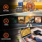 Elikliv EM4K-AF Flex Arm Lehimleme Mikroskobu 4K HDMI
