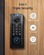 eufy Security Videosu S330 Akıllı Kilit, Kapı Zili - Parmak İzli Anahtarsız Giriş